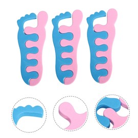Baluue Nail Art Toe Separator 10 Pairs of Sponge Toe Separators for Manicure Accessory Random Color