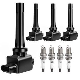 Ignition Coil Pack Spark Plugs Kit fit for Mazda CX-5 CX5 CX-3, Mazda 3, 6, MX-5 Miata (L4 2.0L 2.5L), 2012 2013 2014 2015 2016 2017 2018 2019 2020 2021 2022, UF656 Set of 6