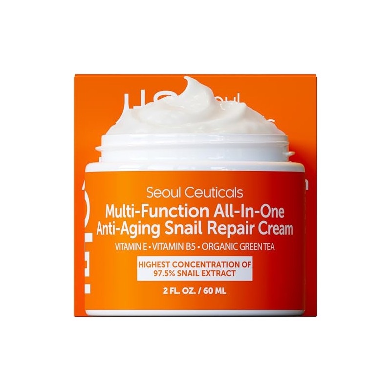 SeoulCeuticals Crema Multiusos con Extracto de Caracol, Vitamina E y