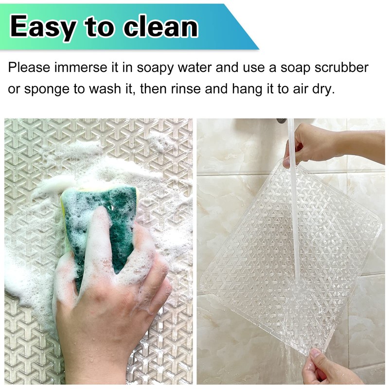 2 Pack Kitchen Sink Mat for Stainless Steel Sink, PVC