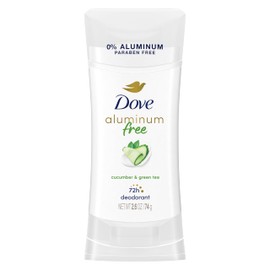 Dove Aluminum Free Deodorant for Women Cucumber and Green Tea 72 hour odor protection 2.6 oz
