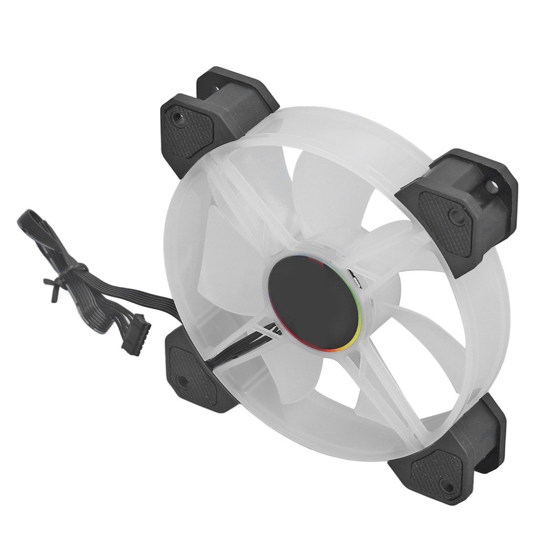 6pcs Computer Case Fan 120mm Ultra Quiet Adjustable Color RGB
