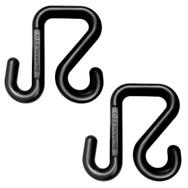 SERABETTO 2 Pack Bucket Hooks, Aerial Bucket Hooks, Fits for 2" Aerial-Bucket Lip, Lineman Bucket Hooks, Black Nylon 99 Design | Perfect for Lineman and Bucket Use