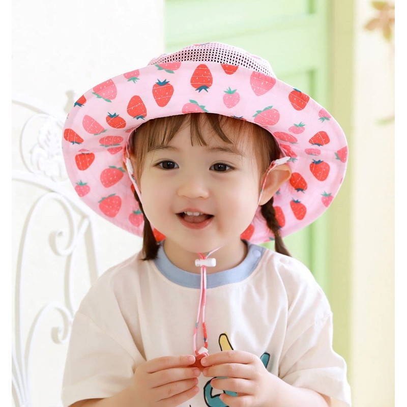 Connectyle Baby Hat Toddler Kids UPF 50+ Safari Hat Wide