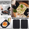Silikon Untersetzer,2er Set Topfuntersetzer für Heiße Töpfe und Pfannen,Topfuntersetzer aus