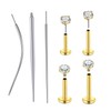 QWALIT Piercing Taper Threadless Jewelry Changing Tool Internal Threaded Piercing