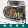 vancasso 12 Pieces Dinnerware Sets, Plates and Bowls Set, Porcelain