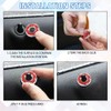 RGOAANC 4PCS Bling Car Inner Door Lock Covers, Automotive Interior
