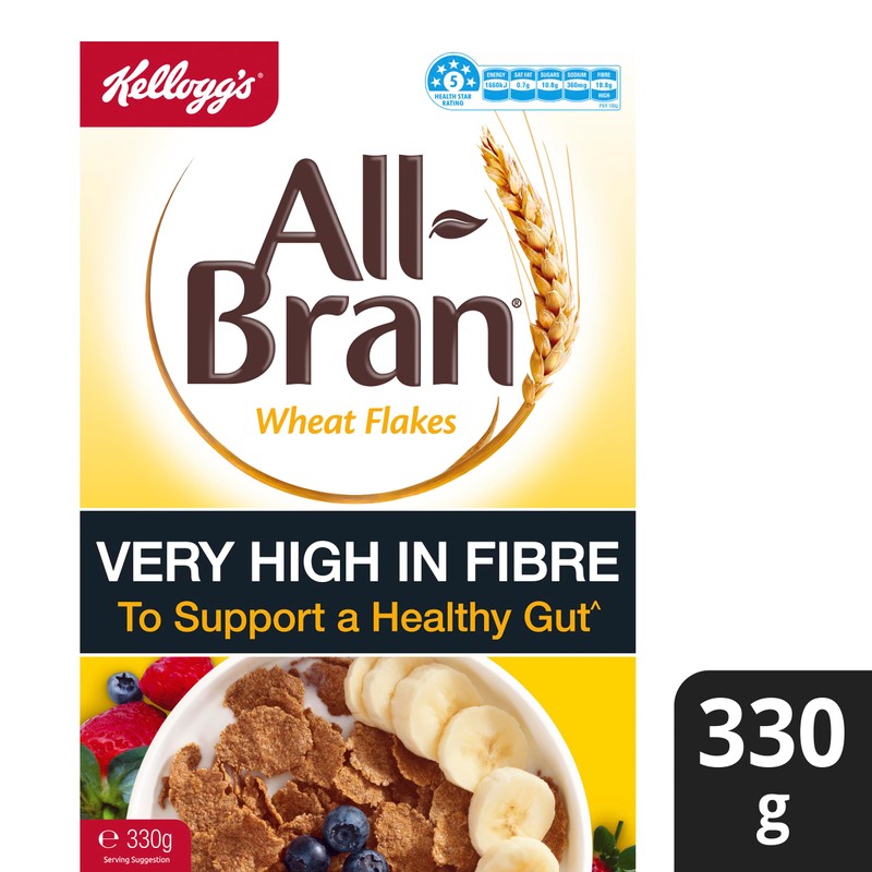 Kellogg’s All Bran Wheat Flakes 330g