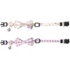 2 Pack/Set Cat Collar Breakaway with Cute Bow Tie and