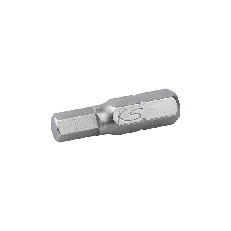 KS Tools 911.3571 1/4 Inch Classic Bit Hexagon Socket, 25