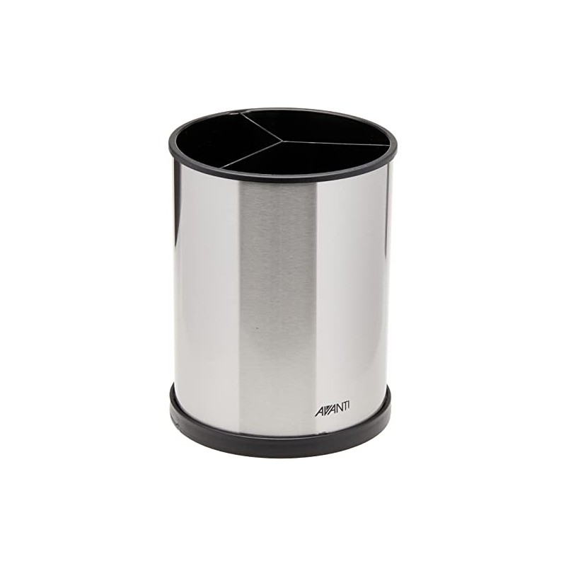 Avanti Rotating Utensil Holder 18 cm*14.5 cm*14.5 cm Silver