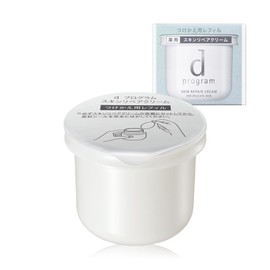 d Program [Quasi Drug] Skin Repair Cream (Refill) Cream / Eye Cream Unscented Refill, 1.6 oz (45 g), For Sensitive Skin