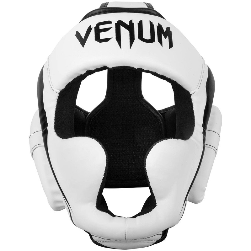 VENUM Elite Headgear (White/Black)