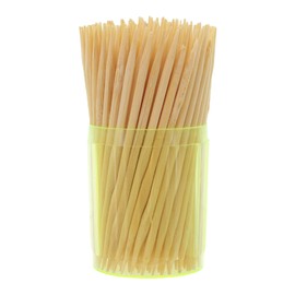 Premium Toothpicks, Toothpicks, Toothpicks, Cocktail Sticks Made of Untreated Wood, Perfect for Daily Use, for Dental Hygiene, Appetizing, Crafts (4 x 120 Pieces in Coloured Mini Tin)