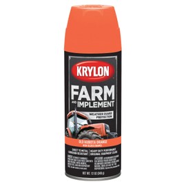 Krylon K01821000 Kubota Orange Farm Paint, 12 oz