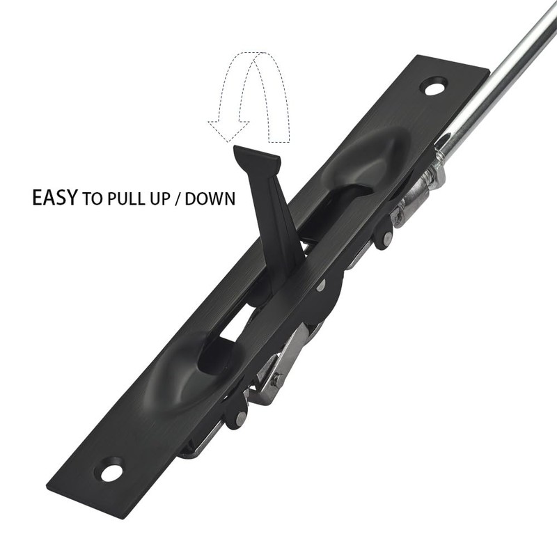 TOGU 2 Pack Solid Lever Extension Flush Bolt Latch Slide