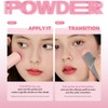 SWETIYOU Cream to Powder Blush Stick, Built-In Jelly-like Silicone Makeup