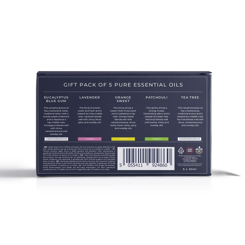 Mystic Moments | Favourites Essential Oil Gift Starter Pack 5x10ml