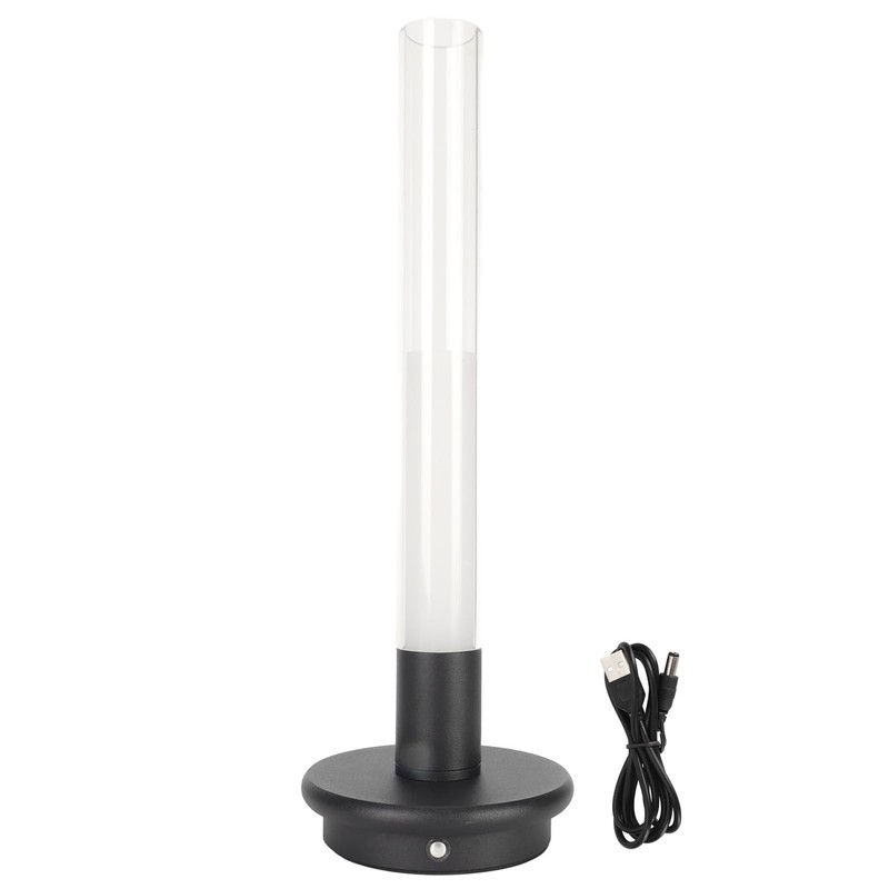 Fockety LED Table Lamp, Soft Light No Stroboscopic Rechargeable Ambient