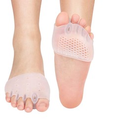 DOACT 3-Hole Bunion Corrector Protector with 5-Hole Big Toe Straighteners, Gel Toe Separator Foot Splint Support for Hallux Valgus, Overlapping, Hammer, Turf, Bent Toe, Day and