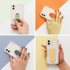 MULTI BAND Original Phone Grip, Secure Hand Strap Holder, Slim Fashionable Finger Loop Selfie Grip, Phone Stand Compatible with Most Smartphones