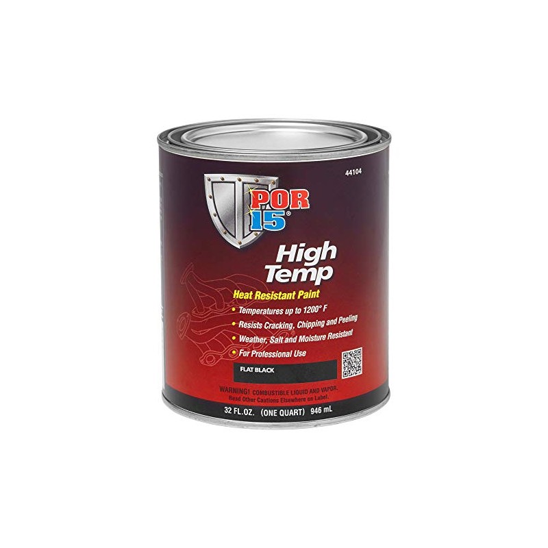 POR-15 High Temperature Paint, High Heat Resistant Paint, Weather and