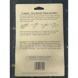 Unbranded "Very Special" Dress Up Nails, Includes 20 Adhesive Tabs, (Brand New)
