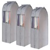 Closet Garment Covers, 3 Pair, Gray 167 – 09