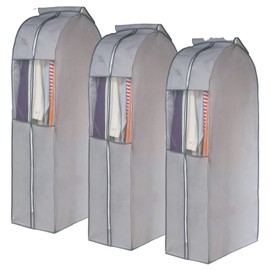 Closet Garment Covers, 3 Pair, Gray 167 – 09