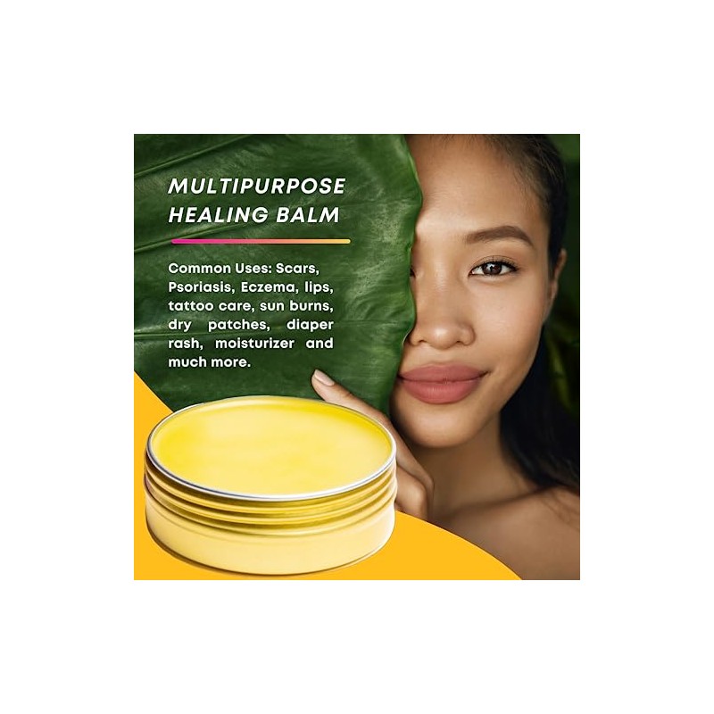 Llama Mama- Peruvian Gold Blsamo curativo orgnico multiusos Cicatrices, eczema,