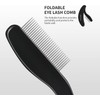 Docolor Foldable Eyelash Comb Stainless Steel Teeth Eyebrow Brush Steel