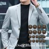 HappyHome Buttons Blazer Buttons Replacement Remake 20mm 15mm Front Button