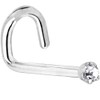 Body Candy 14k White Gold 1.5mm (0.015 cttw) Genuine Diamond