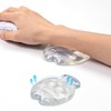 White Gel Mouse Wrist Rest–Clear Cute Fish Mouse Wrist Rest,