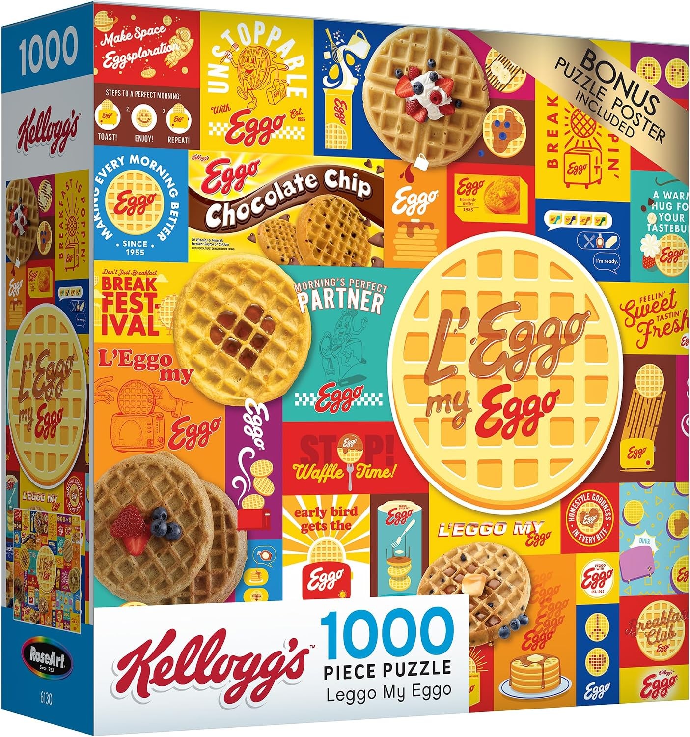 Lafayette Puzzle Factory RoseArt - Kelloggs - Rompecabezas de 1000 Piezas para Adultos