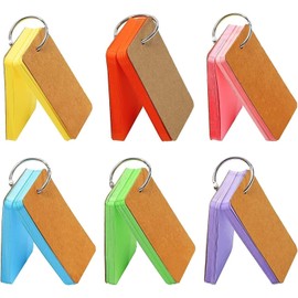 BMC London 6 Pack (300 Cards). Revision/Index Cards, Easy Flip Study/Flash Cards, Mini Notepads, Blank Flashcards on a Ring