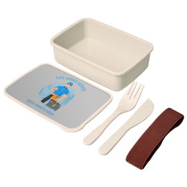 Fabulous Lunch Box with Cutlery Grey The True Heroes Electricians 700ml