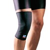 LP Support 706CA Knie-Bandage - Kompressionsbandage, Größe:L, Farbe:schwarz