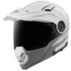 Bogotto FG-102 Duo Fibreglass Flip-Up Helmet, White, XS
