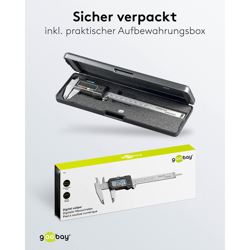 Fixpoint WZ SL 150 D Caliper Rule Digital Black