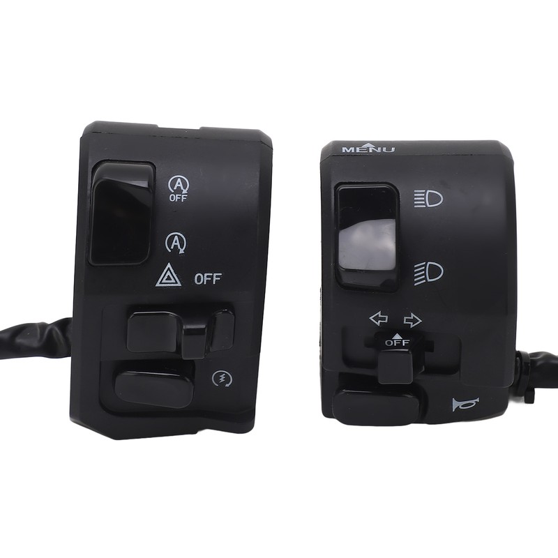 Motorcycle Handlebar Switch 7/8inch Light Trumpet Universal Handlebar Switch Replacement
