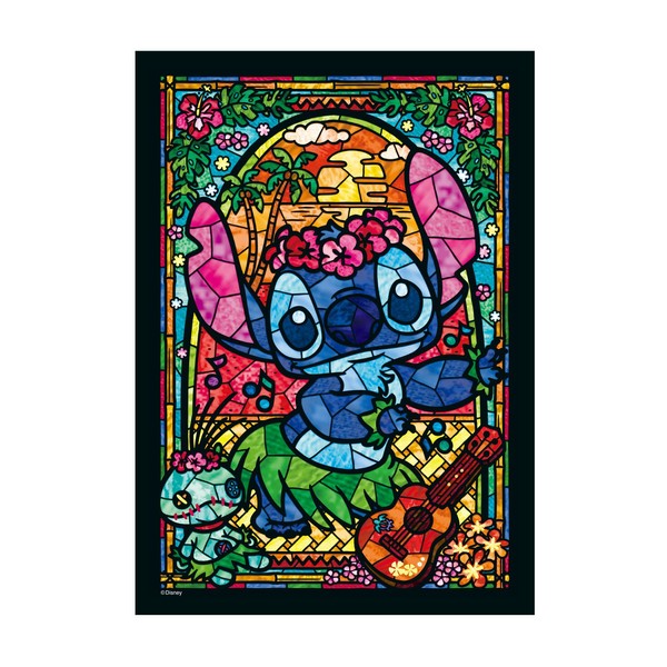 266 piece jigsaw puzzle Stained Art Stitch! stained glass (18.2x25.7cm)