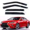 KPY Rain Guards Fit for 2013-2018 Lexus ES300h ES350, Out-Channel