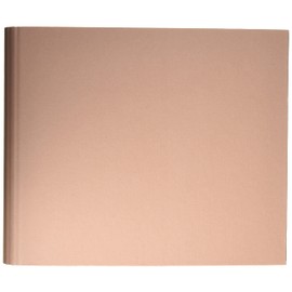 Rössler 1 x Photo Ring Album with 2 Rings - 230 x 210 mm - 50 Pages - with Ribbon, pink