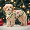 Vehomy 3-Pack Christmas Dog Shirts - Sleeveless Xmas Tank Tops