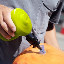 ZUP 12V Turbo Pump with Adapters, Portable Electric Air Pump for Pool Floats, Boats, Pool Toys, and Tubes, Includes 3 Nozzles