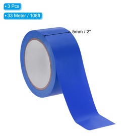 PATIKIL Pickleball Court Tape, 3 Pack 108 Ft x 2 Inch Temporary Pickleball Court Lines Multipurpose Court Tape for Indoor Outdoor Sport Marking, Blue