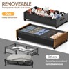 Under Bed Storage with Wheels, Underbed Shoe Storage Containers, Under