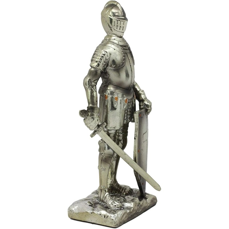 Medieval Knight With Sword and Shield 7" Height Suit Of